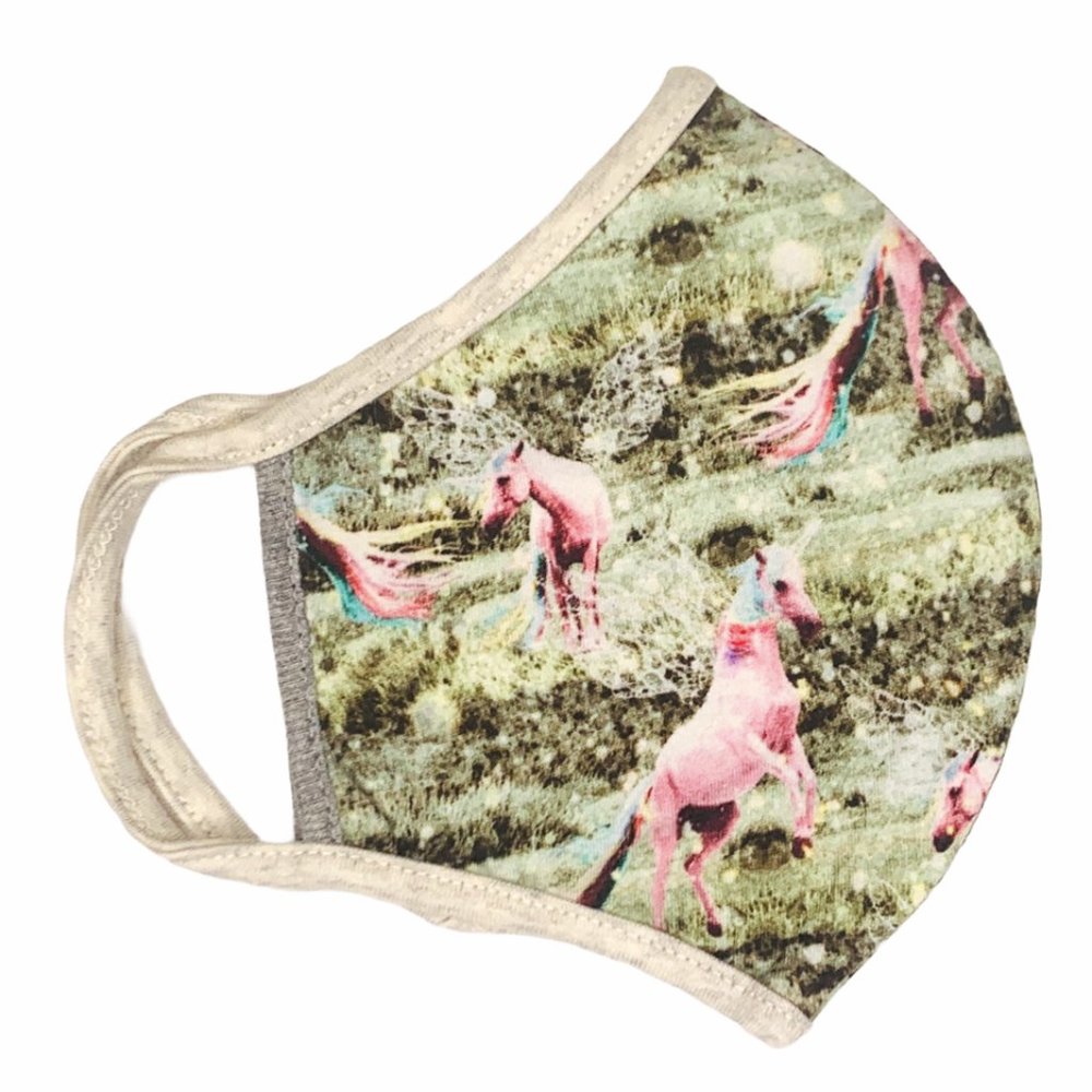 PW, 2-7Y/Child, organic cotton face mask